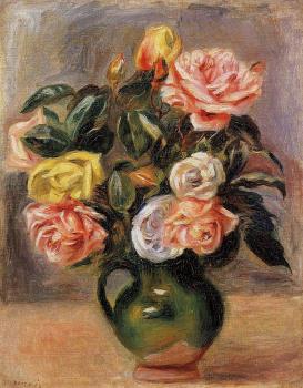 Pierre Auguste Renoir : Bouquet of Roses